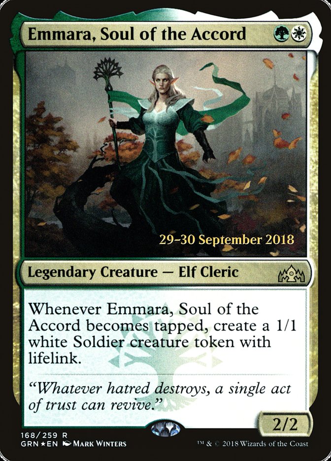 Emmara, Soul of the Accord [Guilds of Ravnica Prerelease Promos] | The CG Realm