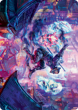 Thousand-Faced Shadow Art Card [Kamigawa: Neon Dynasty Art Series] | The CG Realm