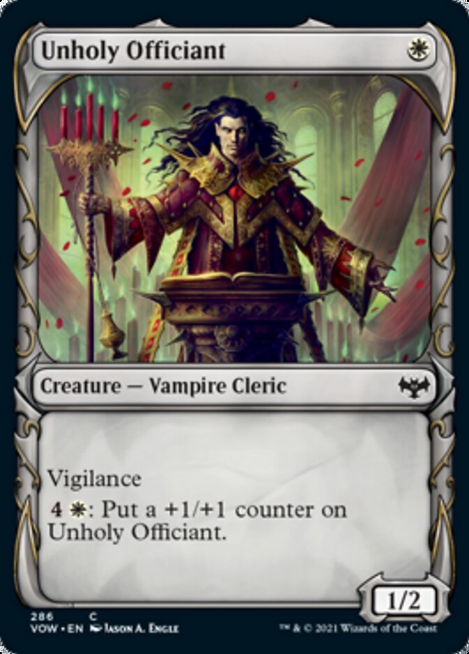 Unholy Officiant (Showcase Fang Frame) [Innistrad: Crimson Vow] | The CG Realm