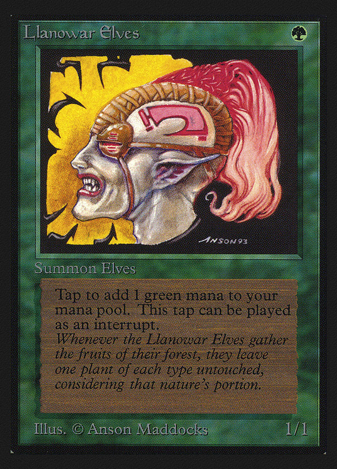 Llanowar Elves [International Collectors' Edition] | The CG Realm