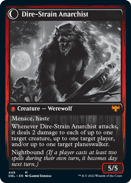 Volatile Arsonist // Dire-Strain Anarchist [Innistrad: Double Feature] | The CG Realm