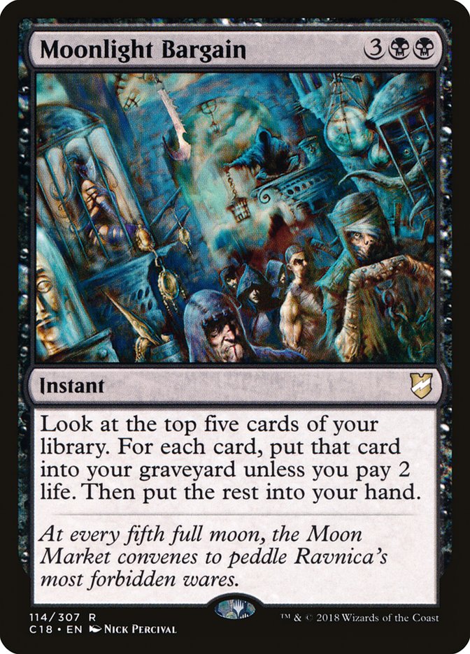 Moonlight Bargain [Commander 2018] | The CG Realm