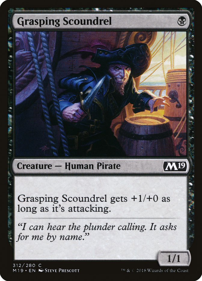 Grasping Scoundrel [Core Set 2019] | The CG Realm