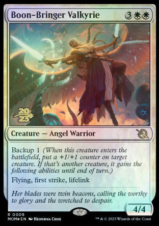 Boon-Bringer Valkyrie [March of the Machine Prerelease Promos] | The CG Realm
