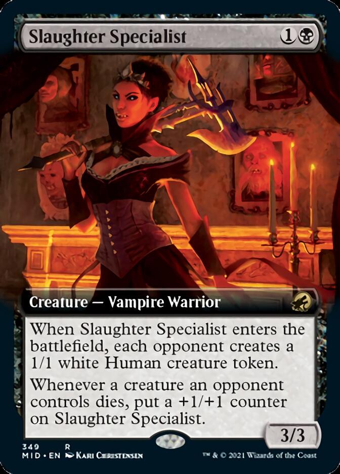 Slaughter Specialist (Extended Art) [Innistrad: Midnight Hunt] | The CG Realm