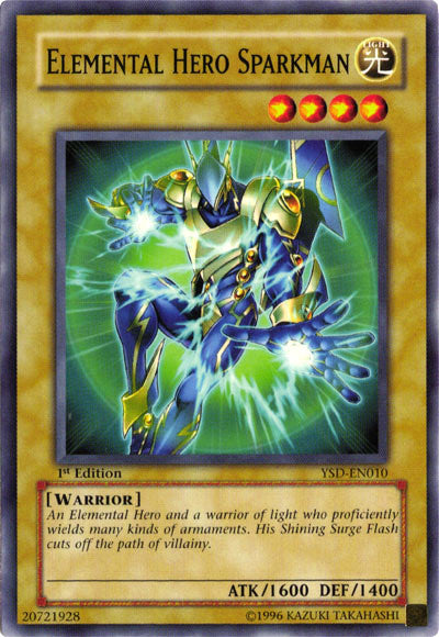 Elemental Hero Sparkman [YSD-EN010] Common | The CG Realm