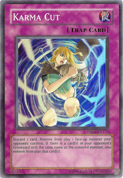 Karma Cut [DR04-EN173] Super Rare | The CG Realm