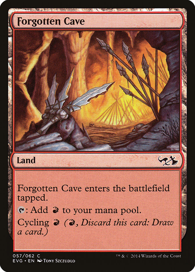 Forgotten Cave (Elves vs. Goblins) [Duel Decks Anthology] | The CG Realm