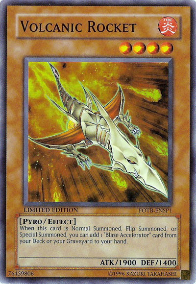 Volcanic Rocket [FOTB-ENSP1] Super Rare | The CG Realm