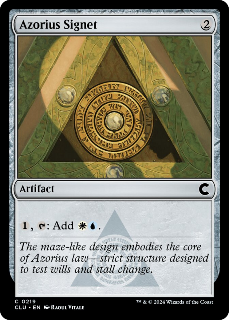 Azorius Signet [Ravnica: Clue Edition] | The CG Realm