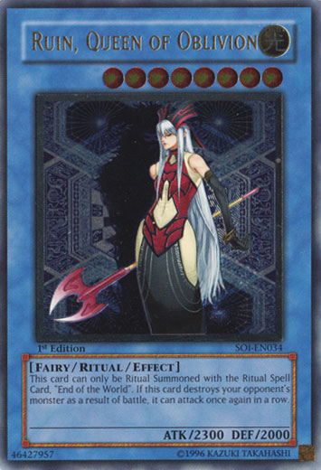 Ruin, Queen of Oblivion (UTR) [SOI-EN034] Ultimate Rare | The CG Realm