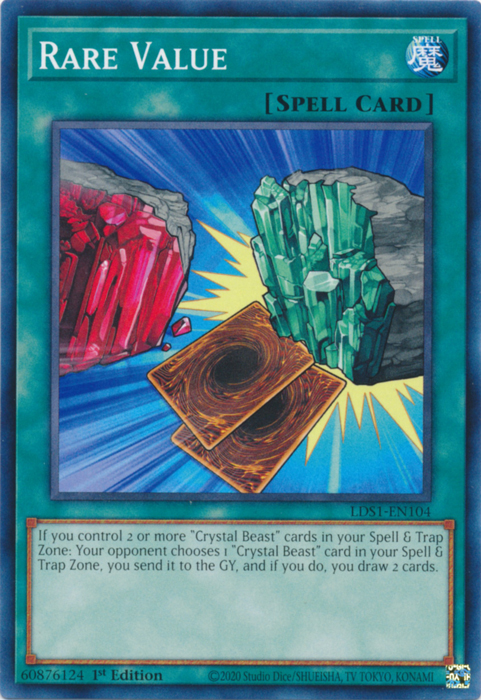 Rare Value [LDS1-EN104] Common | The CG Realm