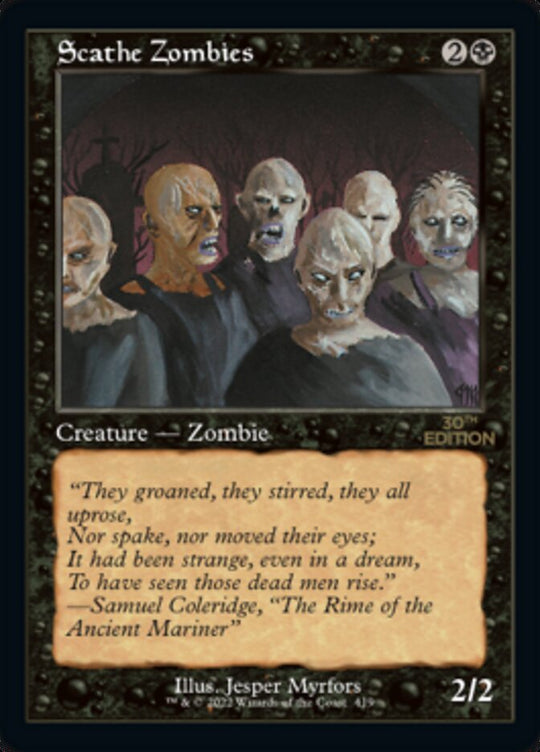 Scathe Zombies (Retro Frame) (30A-419) - 30th Anniversary Edition