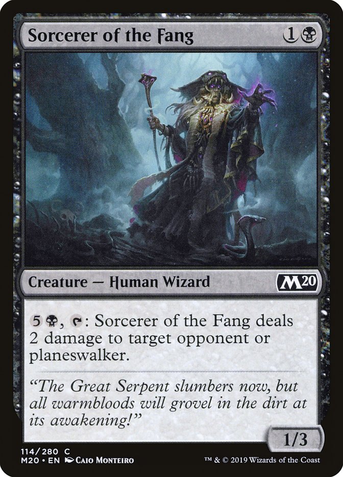 Sorcerer of the Fang [Core Set 2020] | The CG Realm
