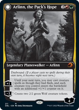 Arlinn, the Pack's Hope (DBL-211) - Innistrad: Double Feature: (Double Faced Transform)