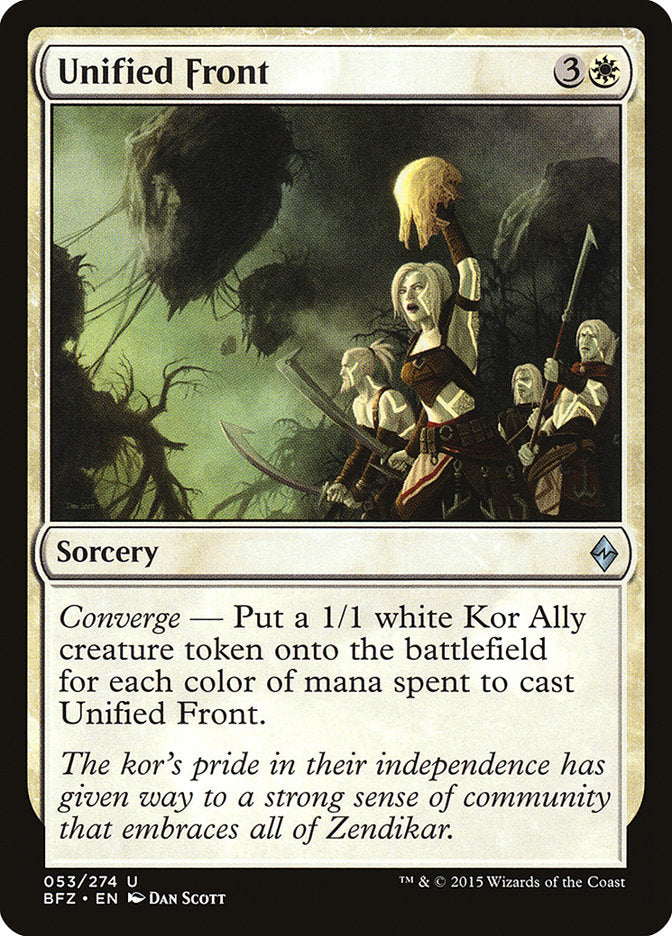 Unified Front [Battle for Zendikar] | The CG Realm