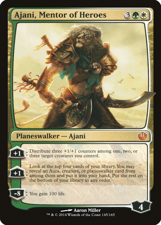 Ajani, Mentor of Heroes [Journey into Nyx] | The CG Realm