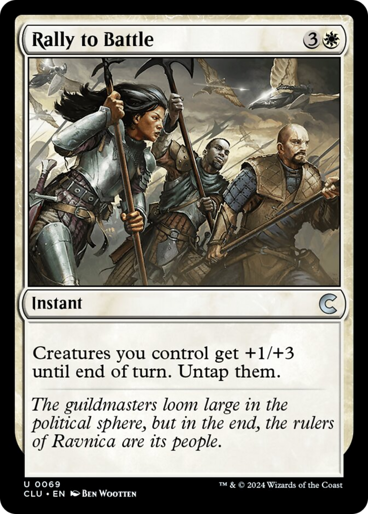 Rally to Battle [Ravnica: Clue Edition] | The CG Realm