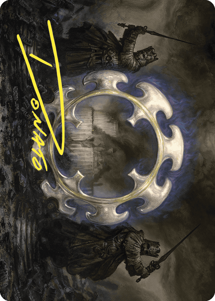 Court of Ardenvale Art Card (Gold-Stamped Signature) [Wilds of Eldraine Art Series] | The CG Realm