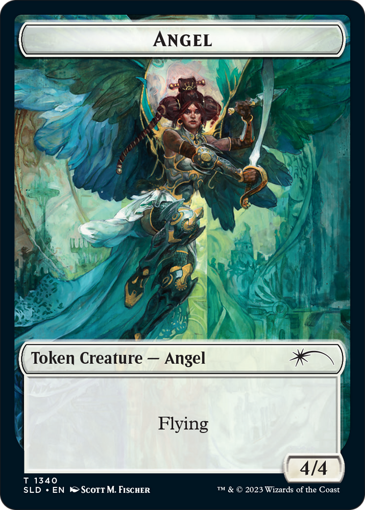 Angel (SLD) // Soldier (GRN) Double-Sided Token [Secret Lair: Angels Tokens] | The CG Realm