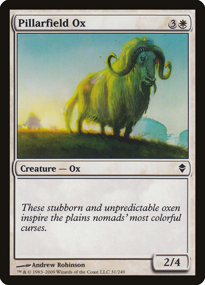 Pillarfield Ox [Zendikar] | The CG Realm