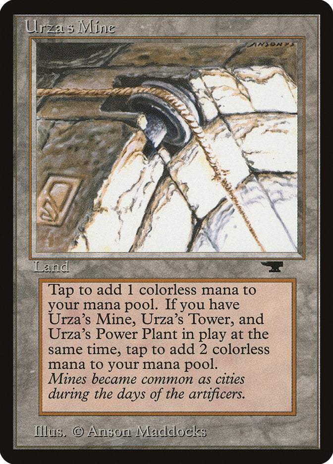 Urza's Mine (Pulley Embedded in Stone) [Antiquities] | The CG Realm