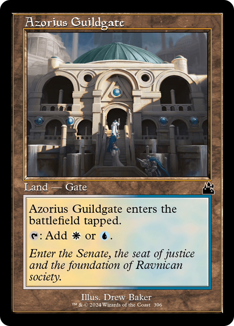 Azorius Guildgate (Retro Frame) [Ravnica Remastered] | The CG Realm