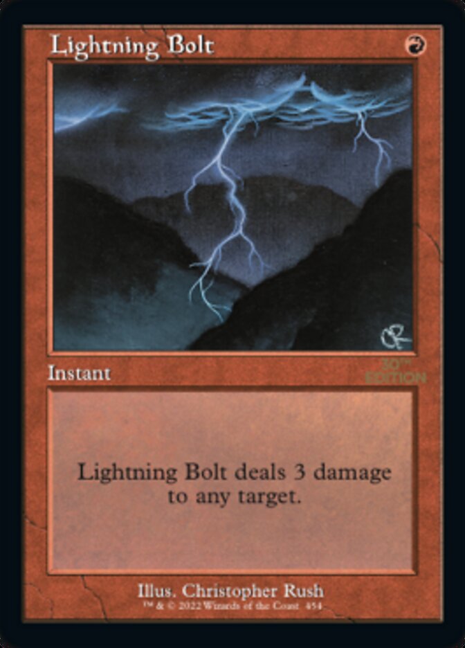 Lightning Bolt (Retro) [30th Anniversary Edition] | The CG Realm