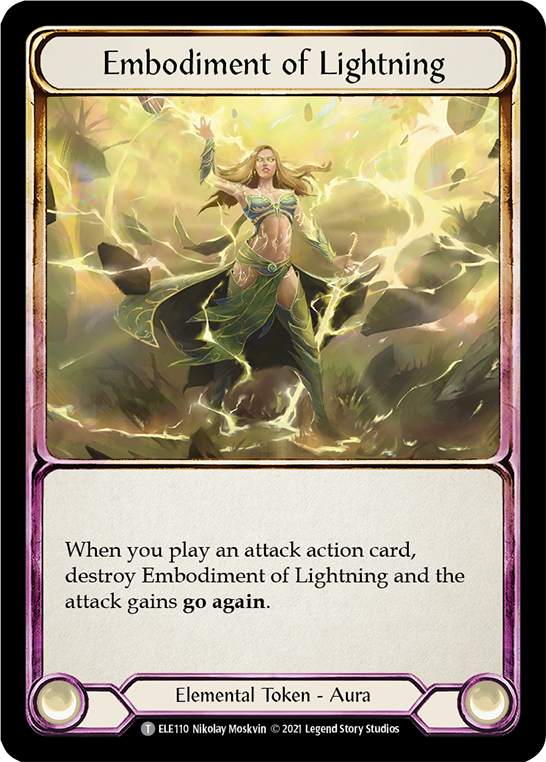 Embodiment of Earth // Embodiment of Lightning [ELE109] (Tales of Aria)  1st Edition Normal | The CG Realm