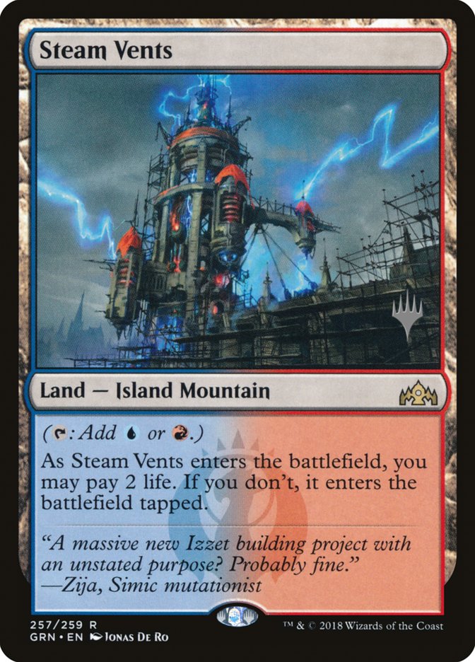 Steam Vents (Promo Pack) [Guilds of Ravnica Promos] | The CG Realm