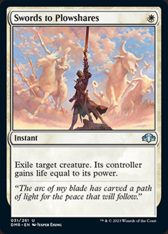 Swords to Plowshares [Dominaria Remastered] | The CG Realm