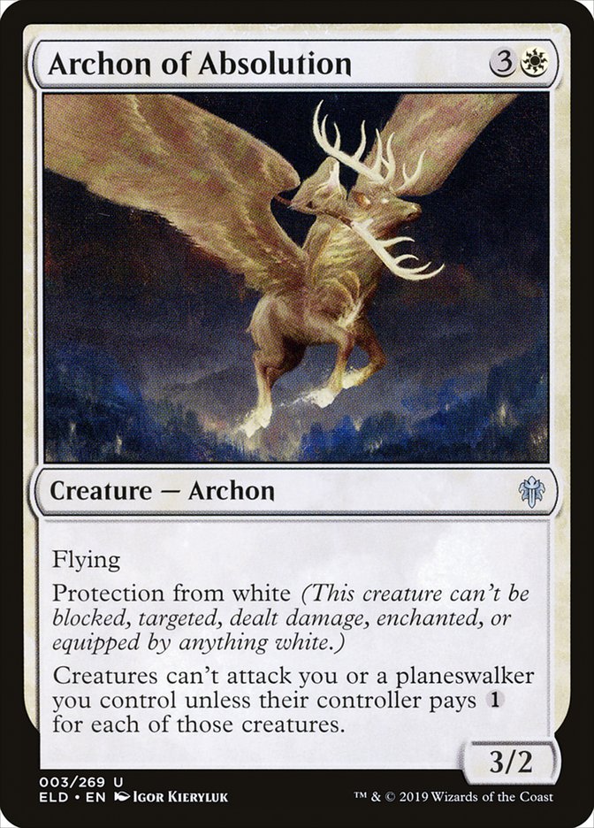 Archon of Absolution [Throne of Eldraine] | The CG Realm
