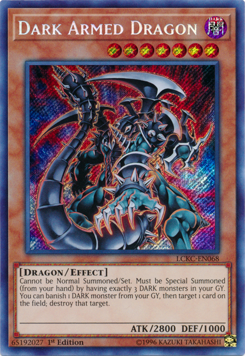 Dark Armed Dragon [LCKC-EN068] Secret Rare | The CG Realm