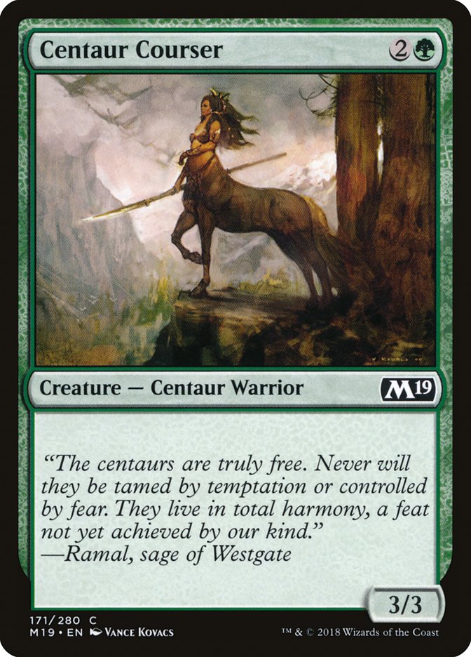 Centaur Courser [Core Set 2019] | The CG Realm