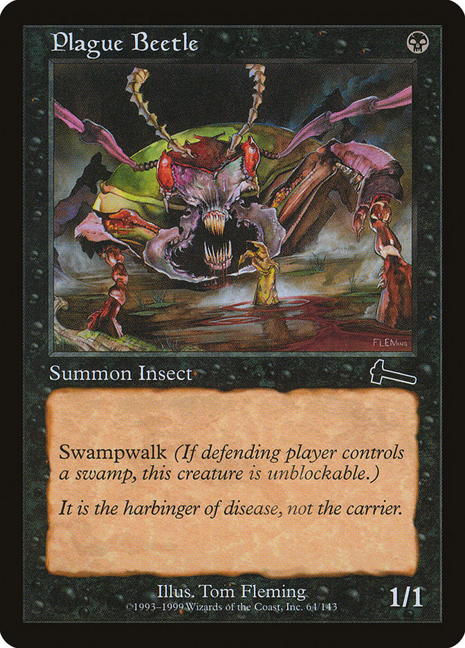 Plague Beetle [Urza's Legacy] | The CG Realm