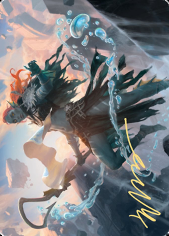 Expedition Diviner Art Card (Gold-Stamped Signature) [Zendikar Rising Art Series] | The CG Realm