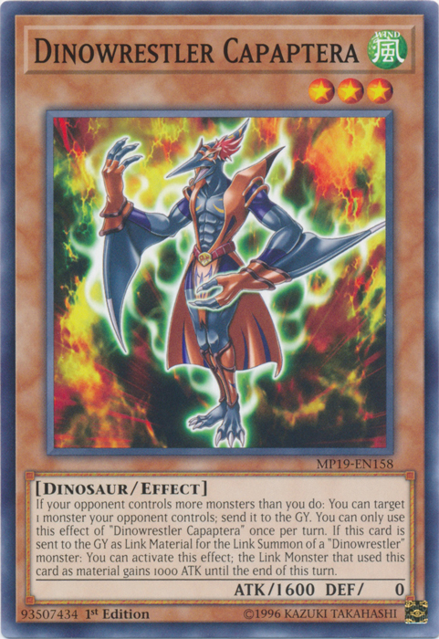 Dinowrestler Capaptera [MP19-EN158] Common | The CG Realm