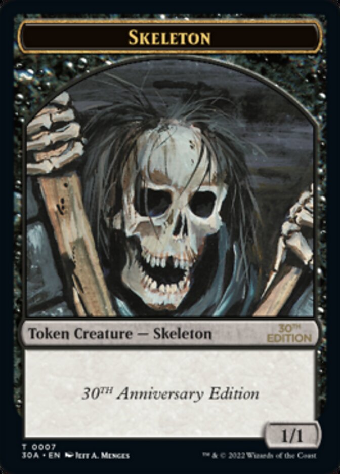 Skeleton Token (30A-007) - 30th Anniversary Tokens