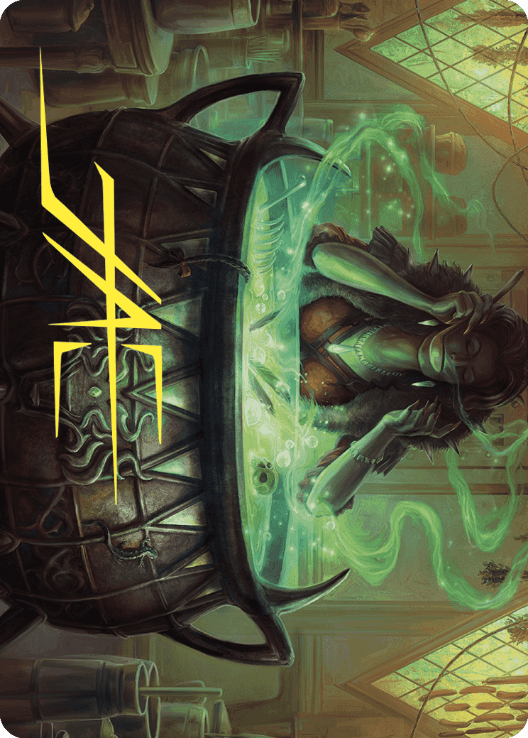 Agatha's Soul Cauldron Art Card (Gold-Stamped Signature) [Wilds of Eldraine Art Series] | The CG Realm