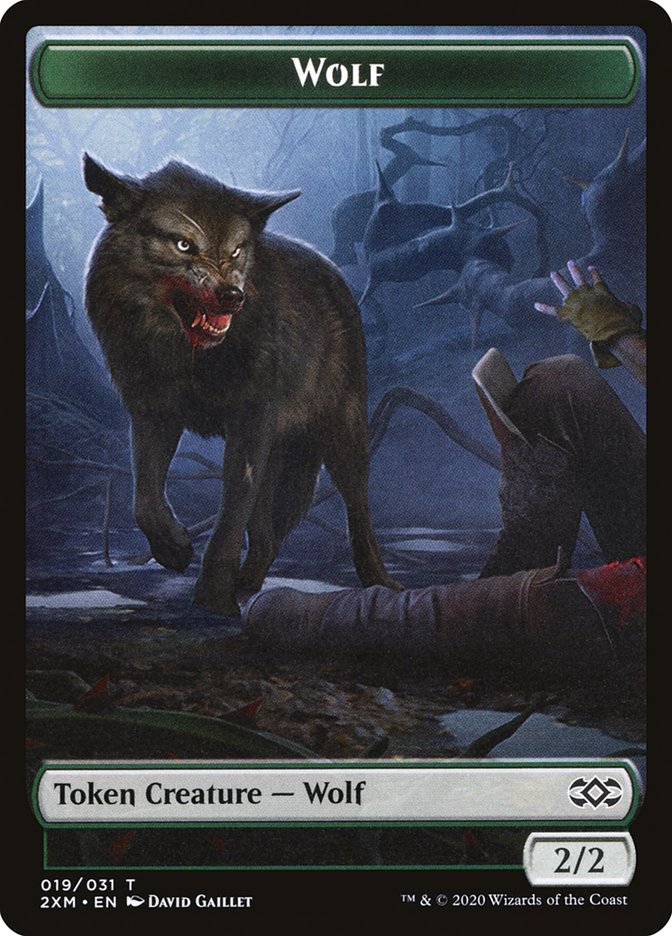 Wolf Token [Double Masters Tokens] | The CG Realm
