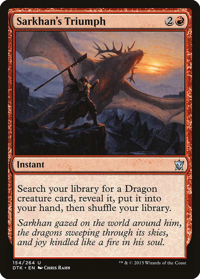 Sarkhan's Triumph [Dragons of Tarkir] | The CG Realm