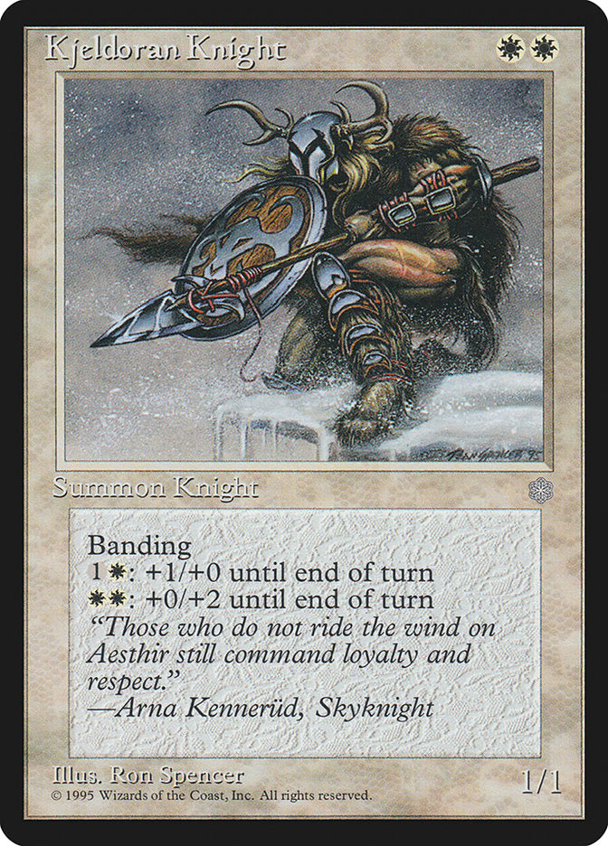 Kjeldoran Knight [Ice Age] | The CG Realm