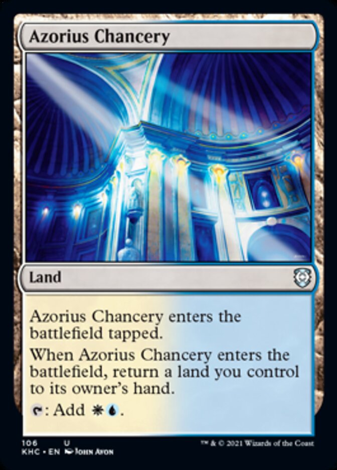 Azorius Chancery [Kaldheim Commander] | The CG Realm