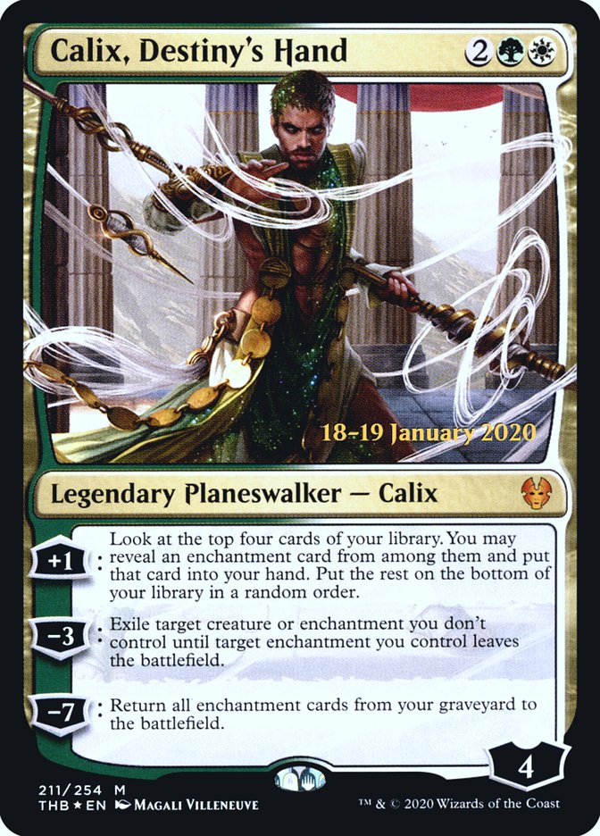 Calix, Destiny's Hand [Theros Beyond Death Prerelease Promos] | The CG Realm