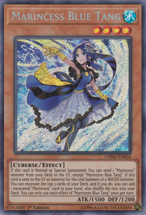 Marincess Blue Tang [CHIM-EN004] Secret Rare | The CG Realm