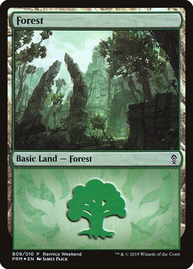 Forest (B08) [Ravnica Allegiance Guild Kit] | The CG Realm