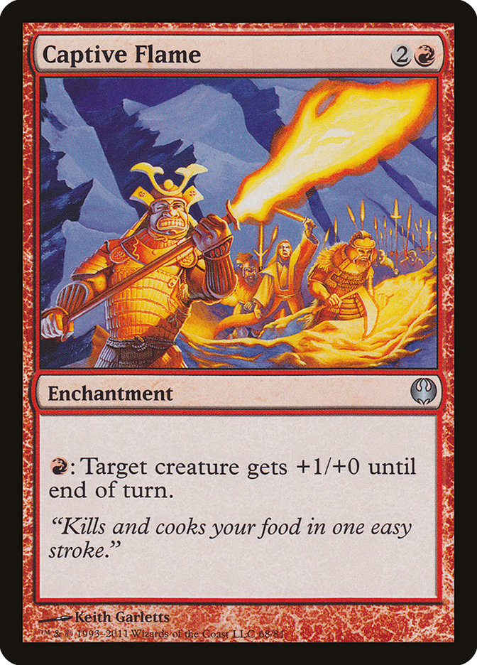 Captive Flame [Duel Decks: Knights vs. Dragons] | The CG Realm
