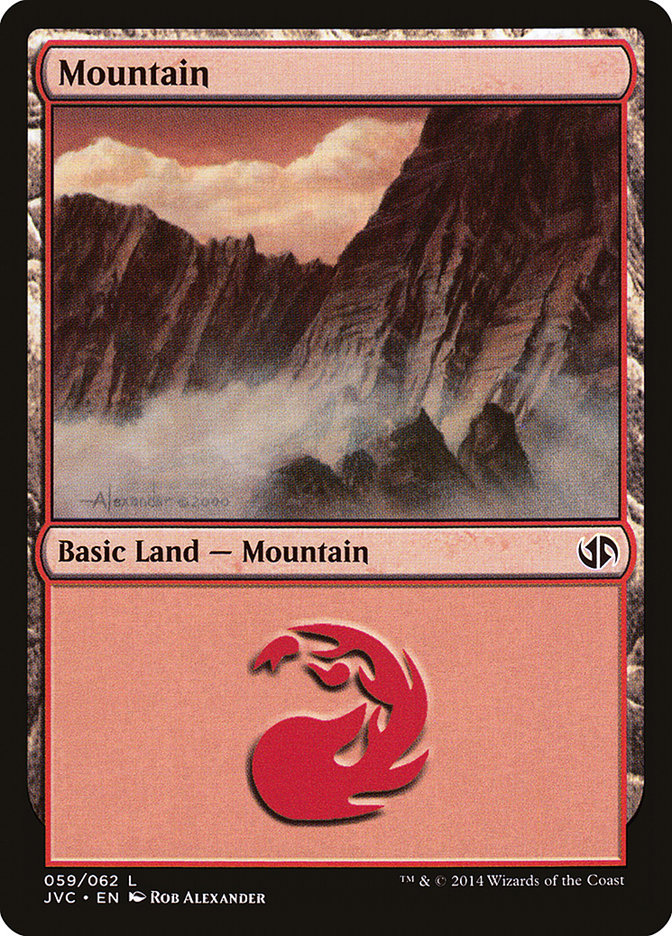 Mountain (61) [Duel Decks Anthology] | The CG Realm