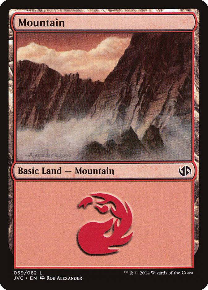 Mountain (61) [Duel Decks Anthology] | The CG Realm