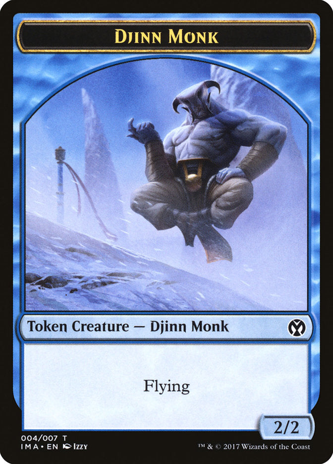 Djinn Monk Token [Iconic Masters Tokens] | The CG Realm